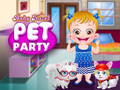 Baby Hazel Pet Party - browser game screenshot