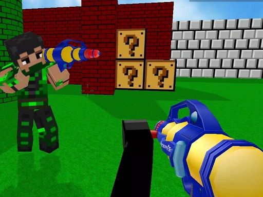 Paintball Gun Pixel 3D 2022 - browser game screenshot