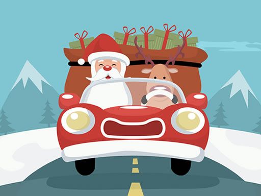 Santa Giving Presents Jigsaw - browser game screenshot