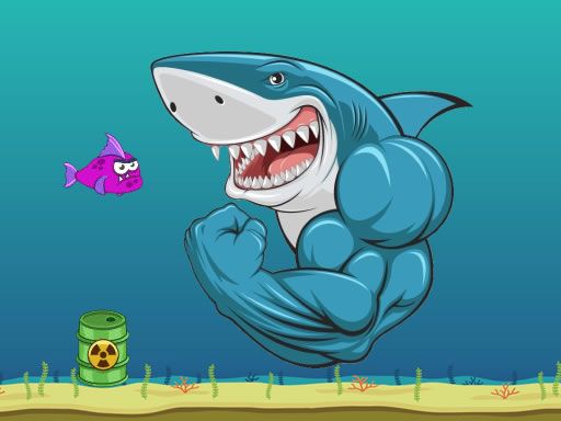 Scary Mad Shark - browser game screenshot