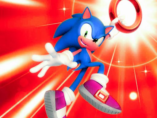 Sonic Race - browser game screenshot