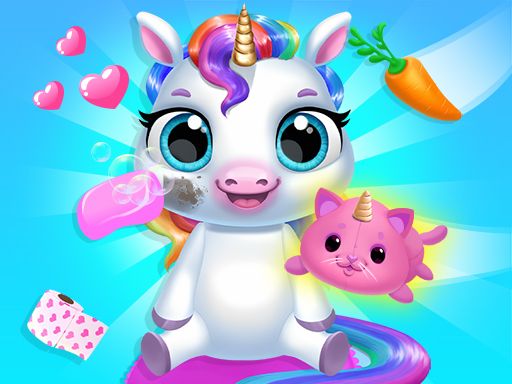 My Baby Unicorn Pony Care 2 - browser game screenshot