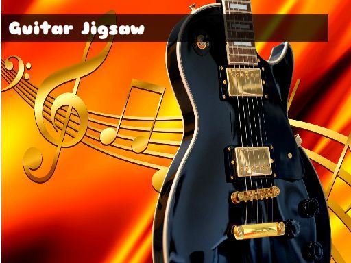 Guitar Jigsaw Guitar Jigsaw - browser game screenshot