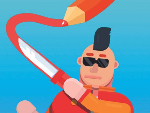DRAW KNIFE - browser game screenshot