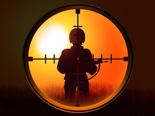 Sniper King 2D The Dark City - browser game screenshot
