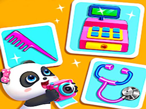 Baby Panda Dream Job - browser game screenshot