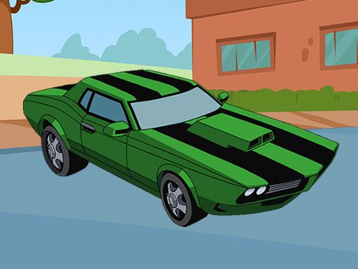 Ben 10 Car Jigsaw - browser game screenshot