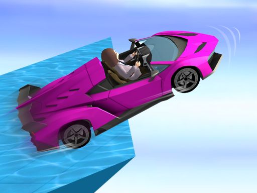 Water Surfer Car Stunt - browser game screenshot
