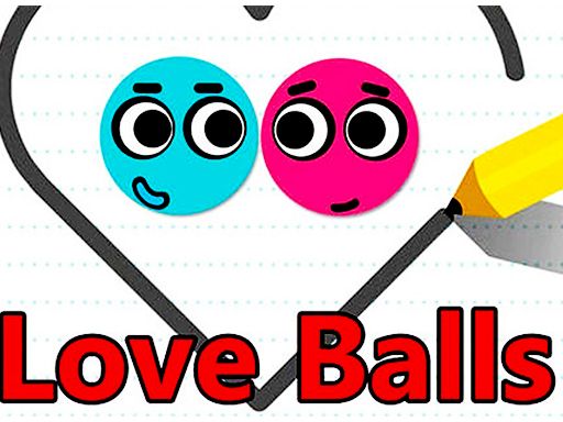 2d Love Balls - browser game screenshot