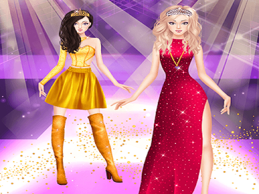 The Queen Of Fashion: Fashion show dress Up Game - browser game screenshot
