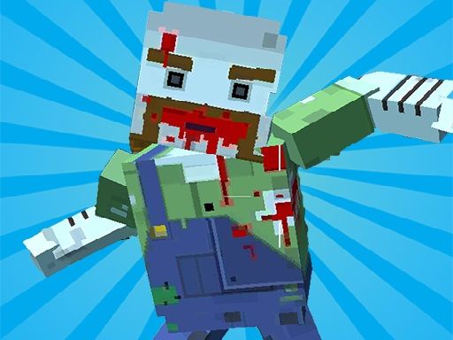 Blocky Gun Warfare Zombie - browser game screenshot