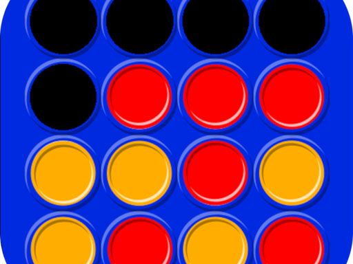 4 in a row - Board game for 2 players - browser game screenshot