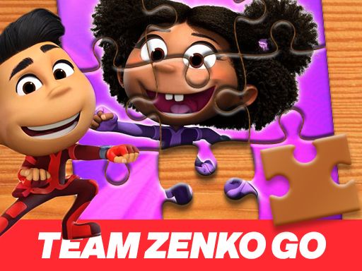 Team Zenko Go Jigsaw Puzzle - browser game screenshot