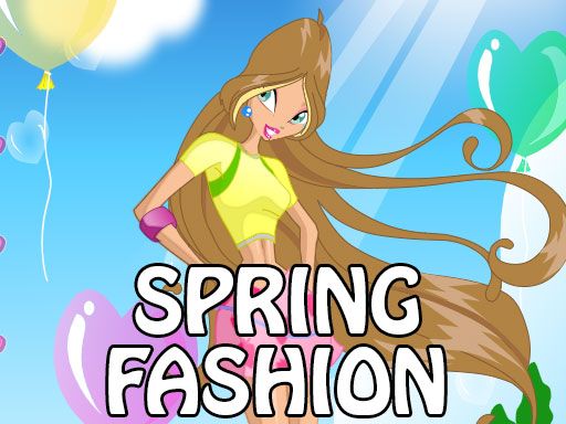 Spring Fashion Dress Up - browser game screenshot