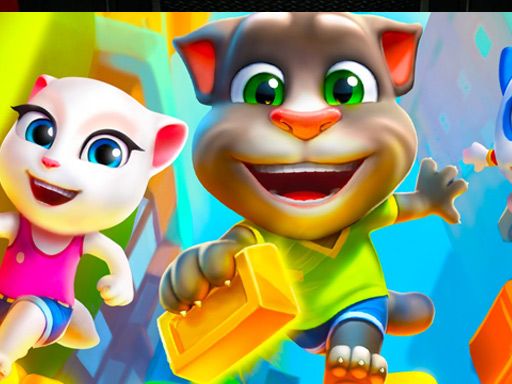 Talking Tom Runner - browser game screenshot