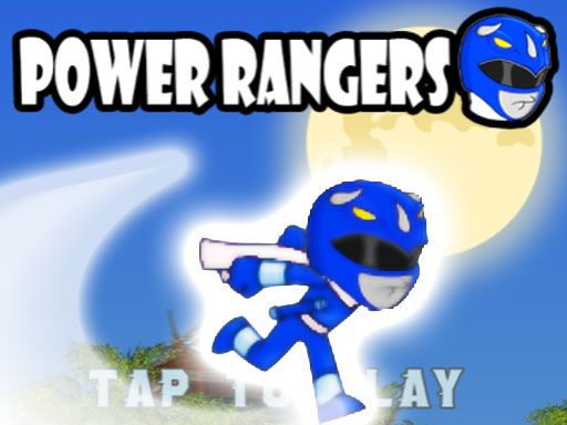 Blue Ranger High Jump - browser game screenshot