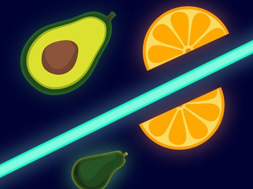 laser fruits slice - browser game screenshot