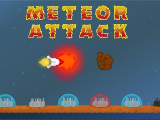 Meteor Attack - browser game screenshot