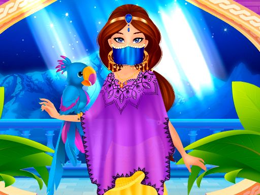 Arabian Princess Dress Up - browser game screenshot