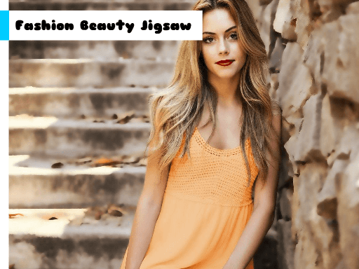 Fashion Beauty Jigsaw - browser game screenshot