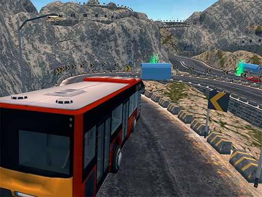 Bus Mountain Drive - browser game screenshot