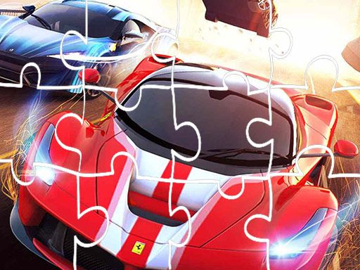 Racing Crash Jigsaw - browser game screenshot