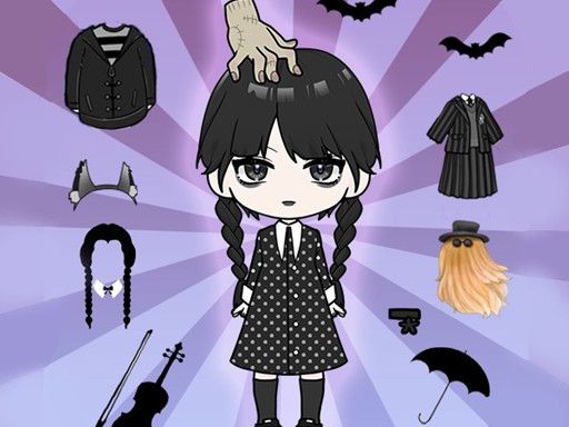 Vlinder Girl Dress Up - browser game screenshot