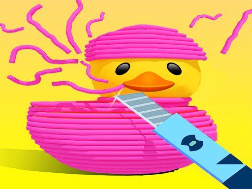 Rubber Band Slice Cutting - browser game screenshot