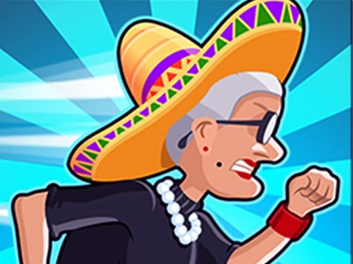 Angry Gran Run: Mexico - browser game screenshot