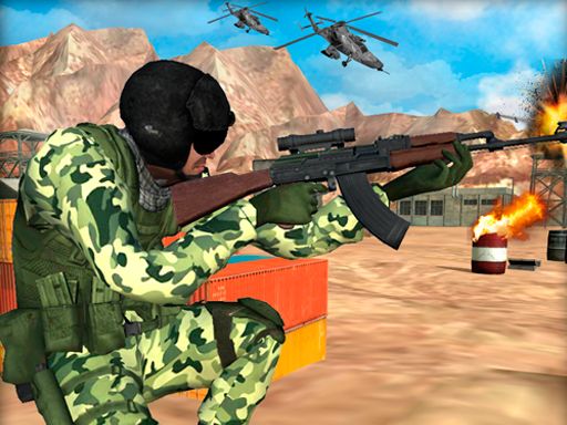 Frontline Army Commando War - browser game screenshot