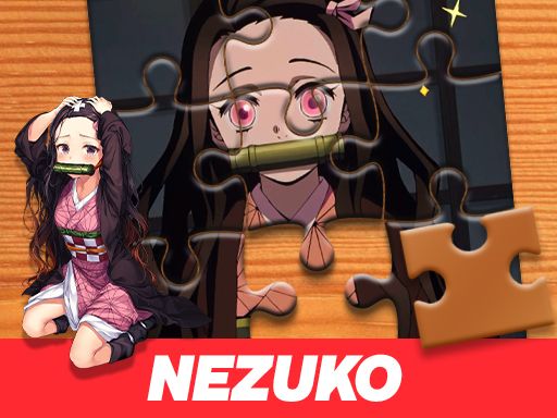 Nezuko Jigsaw Puzzle Nezuko Jigsaw Puzzle - browser game screenshot