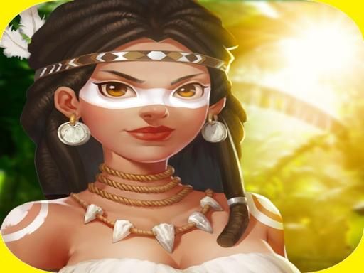 Polynesia Adventure Game and the Skull Gold - browser game screenshot