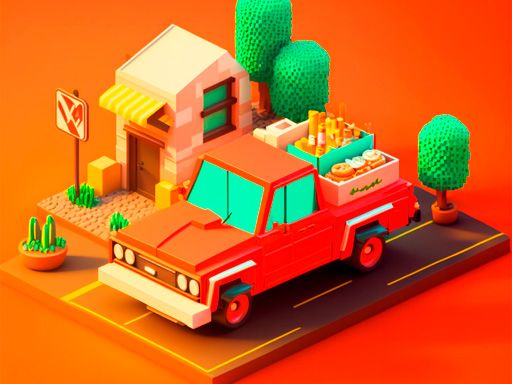 Food Truck Baron - browser game screenshot