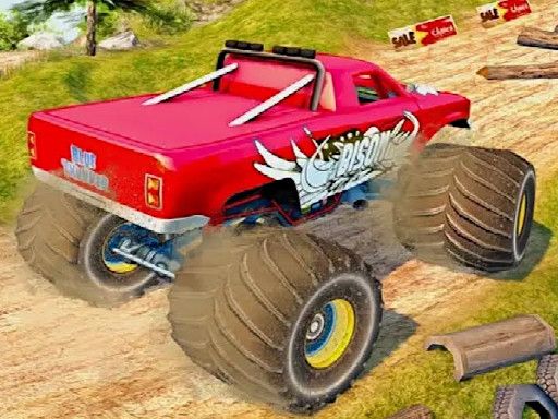 Island Monster Offroad - browser game screenshot