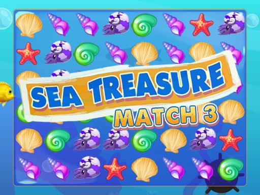 Sea Treasure Match 3 - browser game screenshot