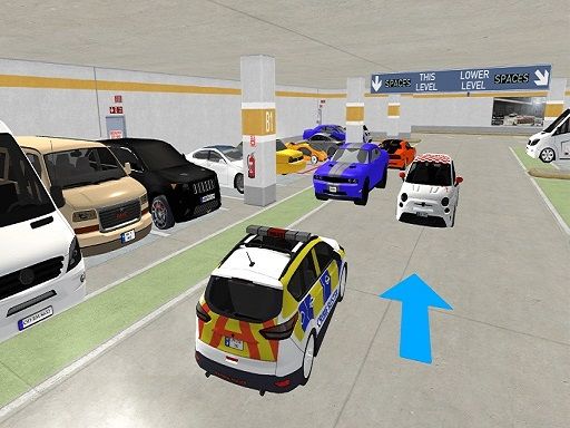 Real Car Parking : Basement Driving Simulation Gam - browser game screenshot