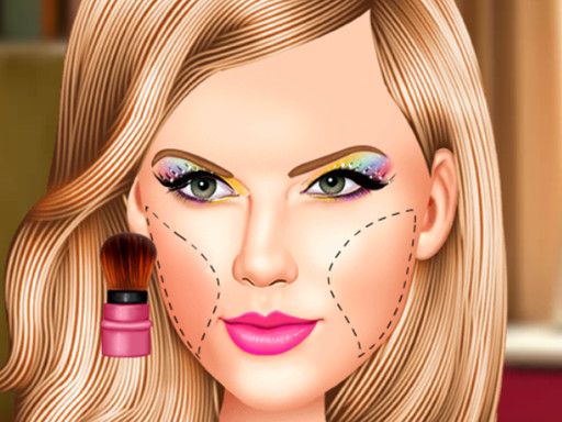 Pop Star Concert Makeup - browser game screenshot