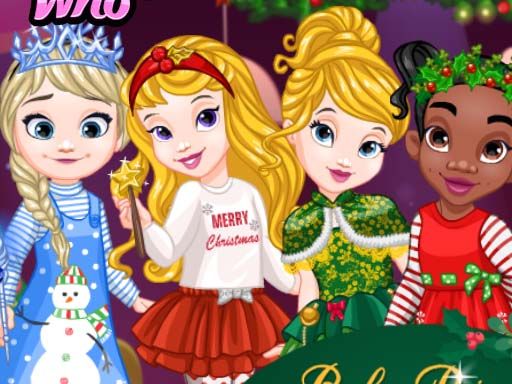 Baby Princesses Wonderful Christmas - browser game screenshot