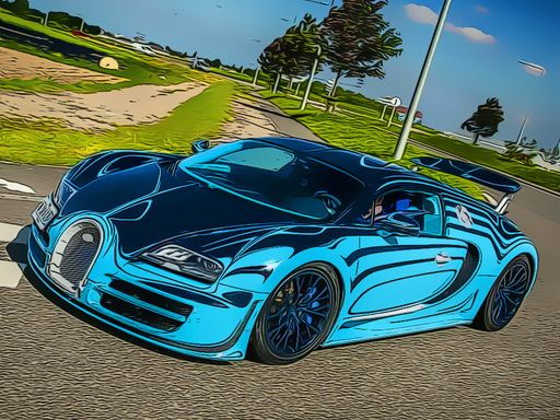 French Luxury Cars Jigsaw French Luxury Cars Jigsaw - browser game screenshot