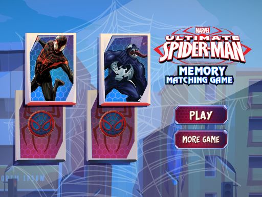 Spiderman Memory - Brain Puzzle Game - browser game screenshot