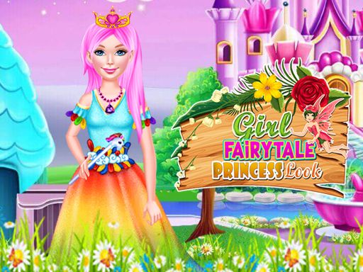 Girl Fairytale Princess Look - browser game screenshot