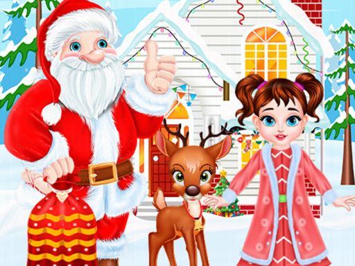 Baby Taylor Christmas Reindeer Fun - browser game screenshot