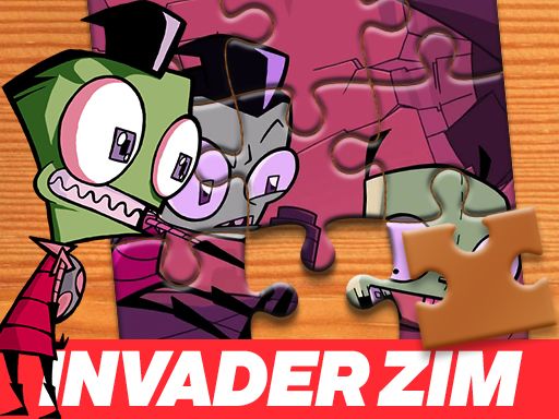 Invader Zim Enter the Florpus Jigsaw Puzzle - browser game screenshot