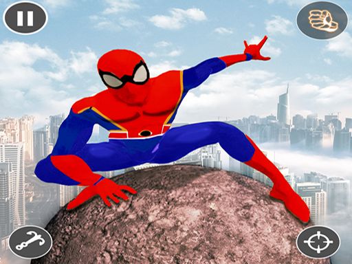 Spiderman Rope Hero - browser game screenshot