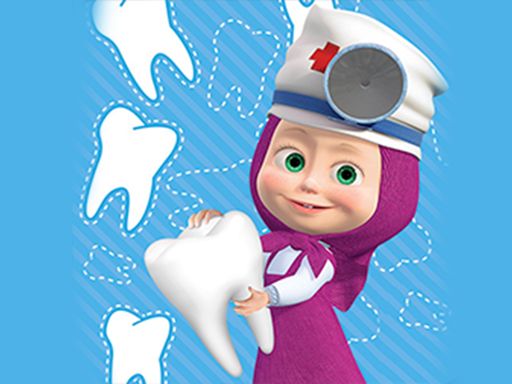 Masha Happy Dentist 2 - browser game screenshot