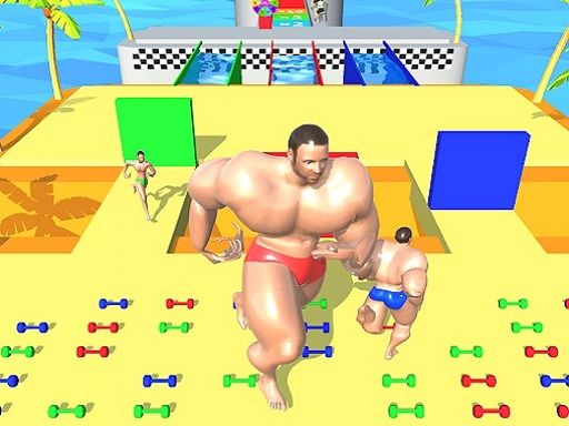Muscle Race 3D : Smash Running Game - browser game screenshot