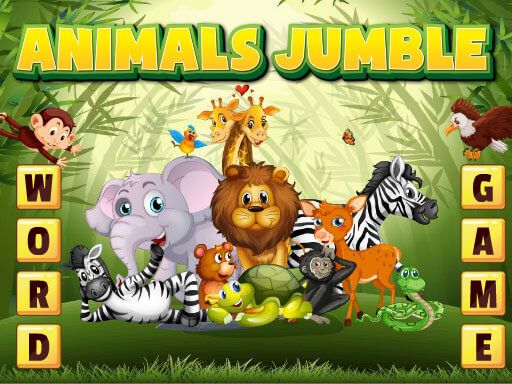 Animals Jumble - browser game screenshot