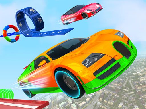 Crazy Ramp Car Stunt: Impossible Tracks Car Games - browser game screenshot