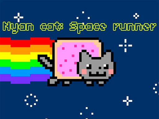 Nyan Cat: Space runner - browser game screenshot