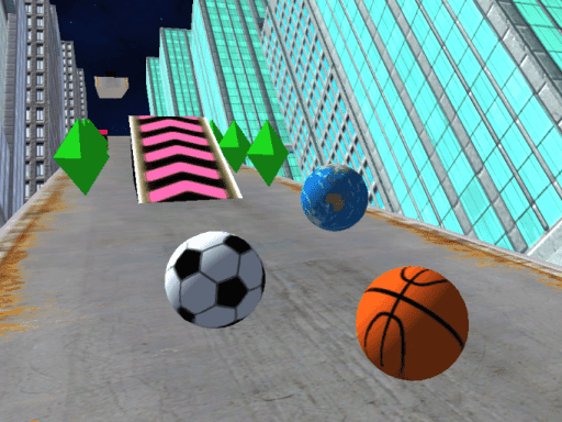 Slope City 2 - browser game screenshot